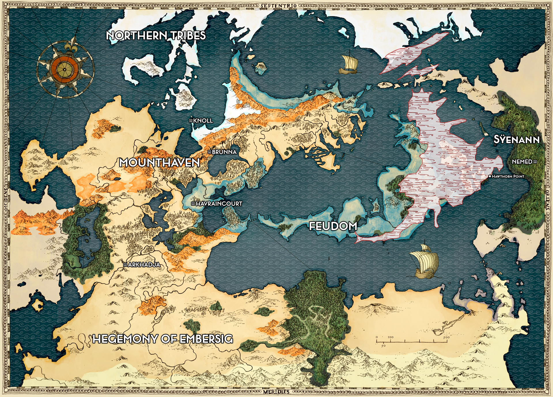 Warcrow the Wargame - Lindwurm Map