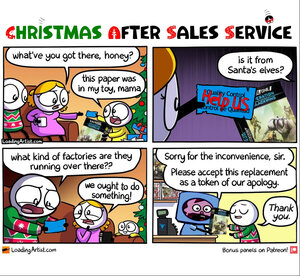 infinity game comic cartoon caricatures christmas after sale service.jpg