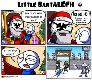 infinitythegame comic cartoon caricatures bd little santa aleph.jpg
