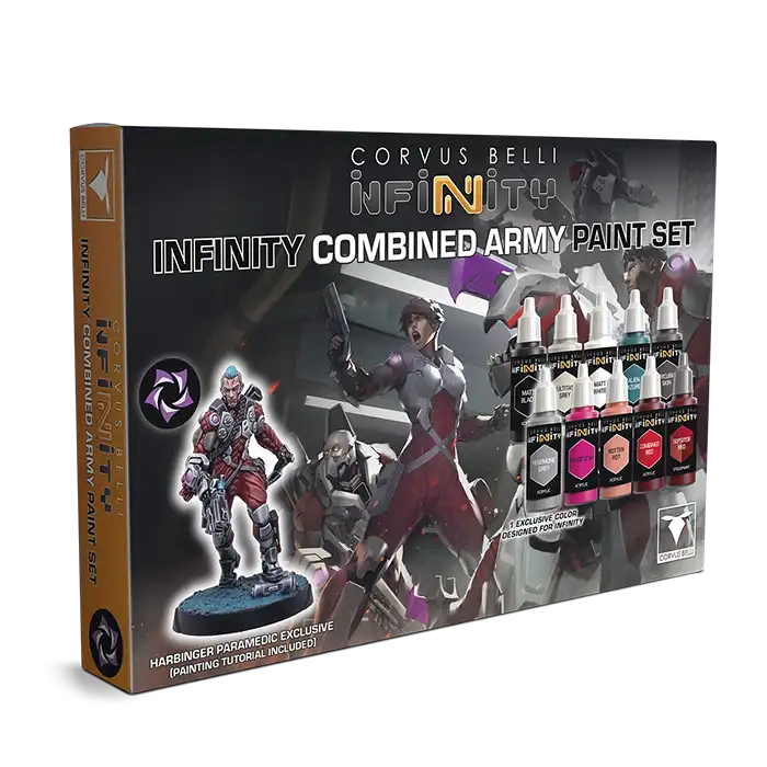 Infinity Combined Army Paint Set Harbinger Paramedic exclusive