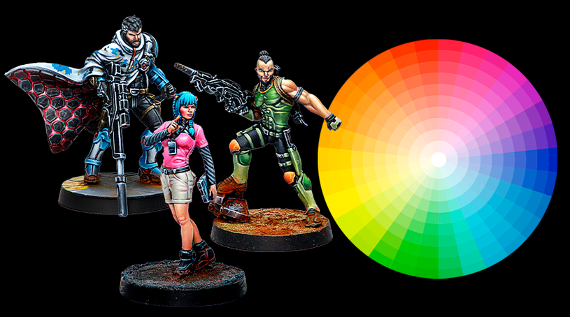 Color theory of miniature painting