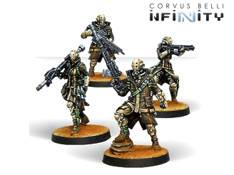 All miniatures from Zhayedan Intervention Troops box