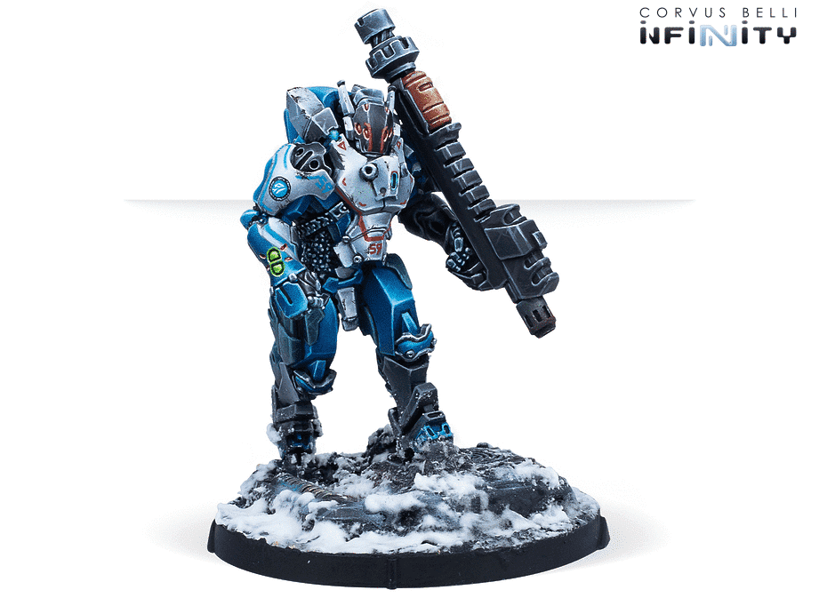 Boyg Soldiers Missile Launcher Infinity Code One - 1 Miniature PanOceania