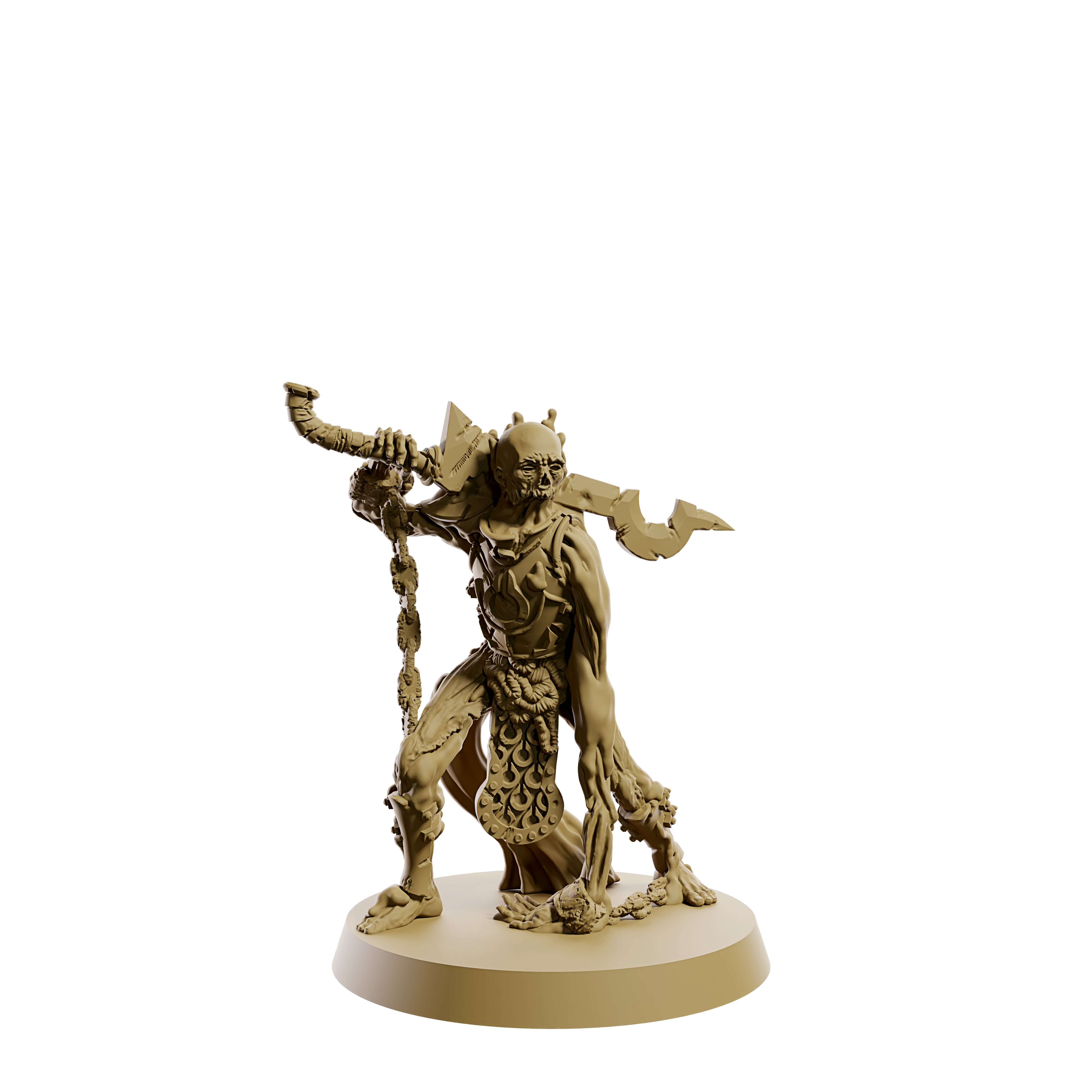 Enemies- Husks Front view - Warcrow Minis