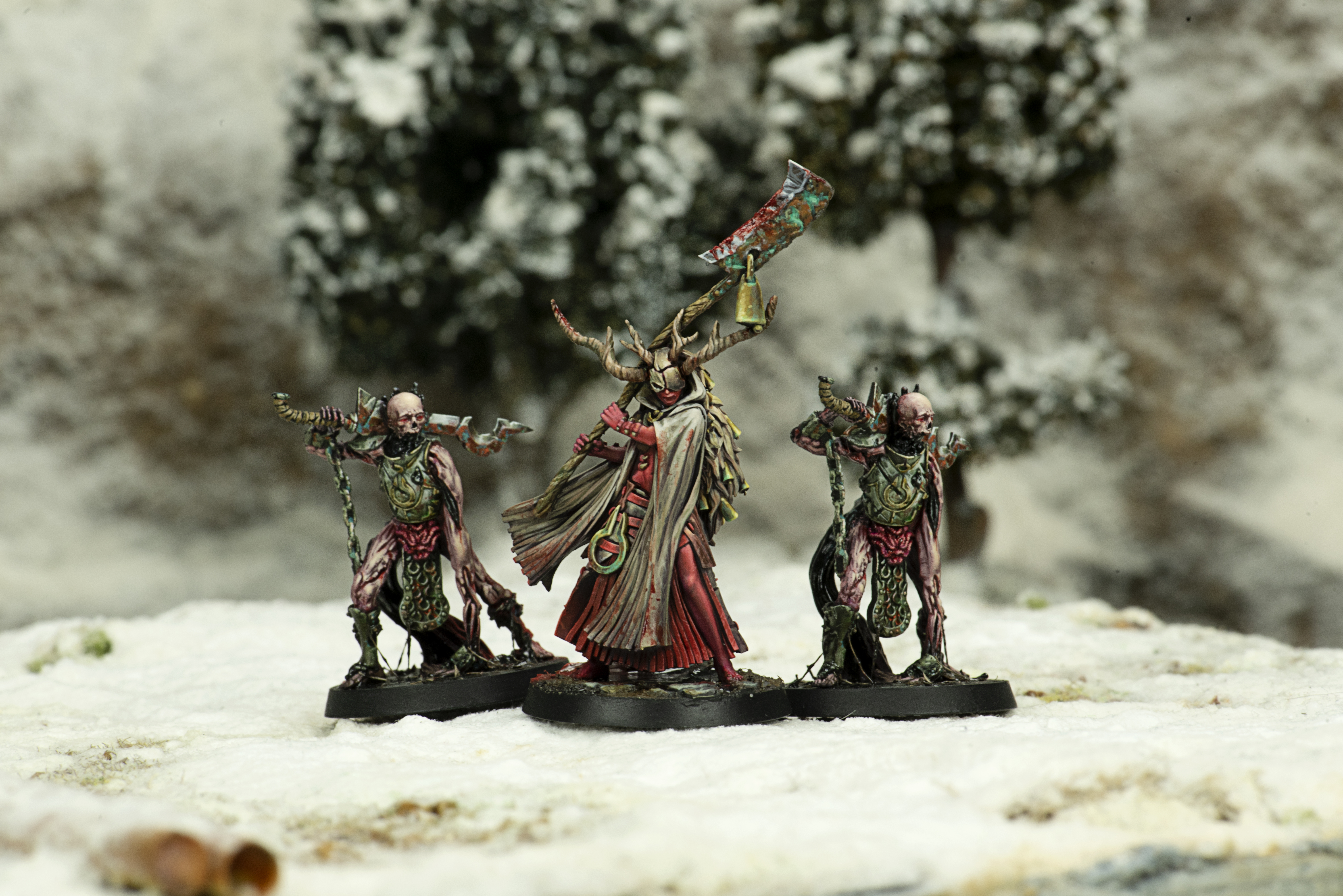 Enemies - The Marked - Warcrow Painted Miniatures