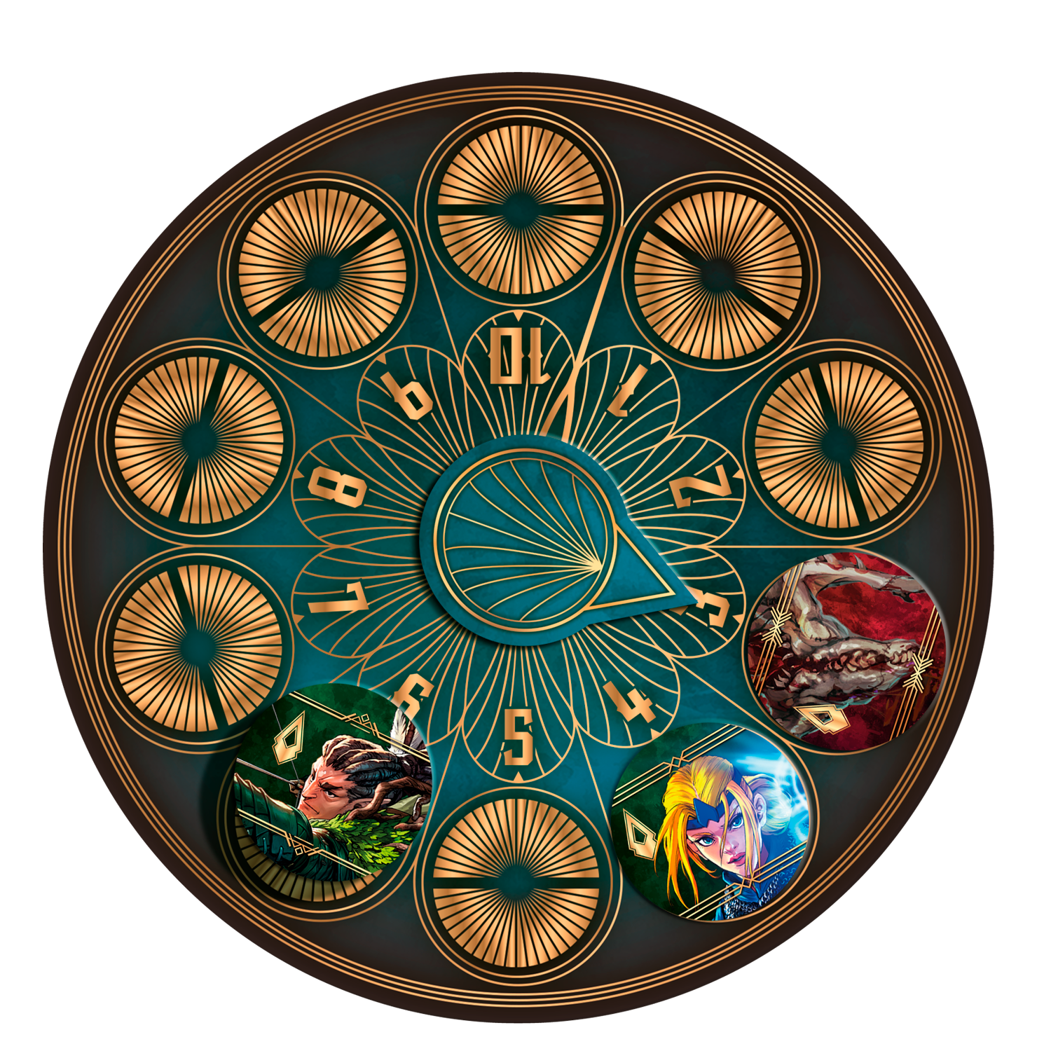 Place the tab above - Initiative in Warcrow Adventures