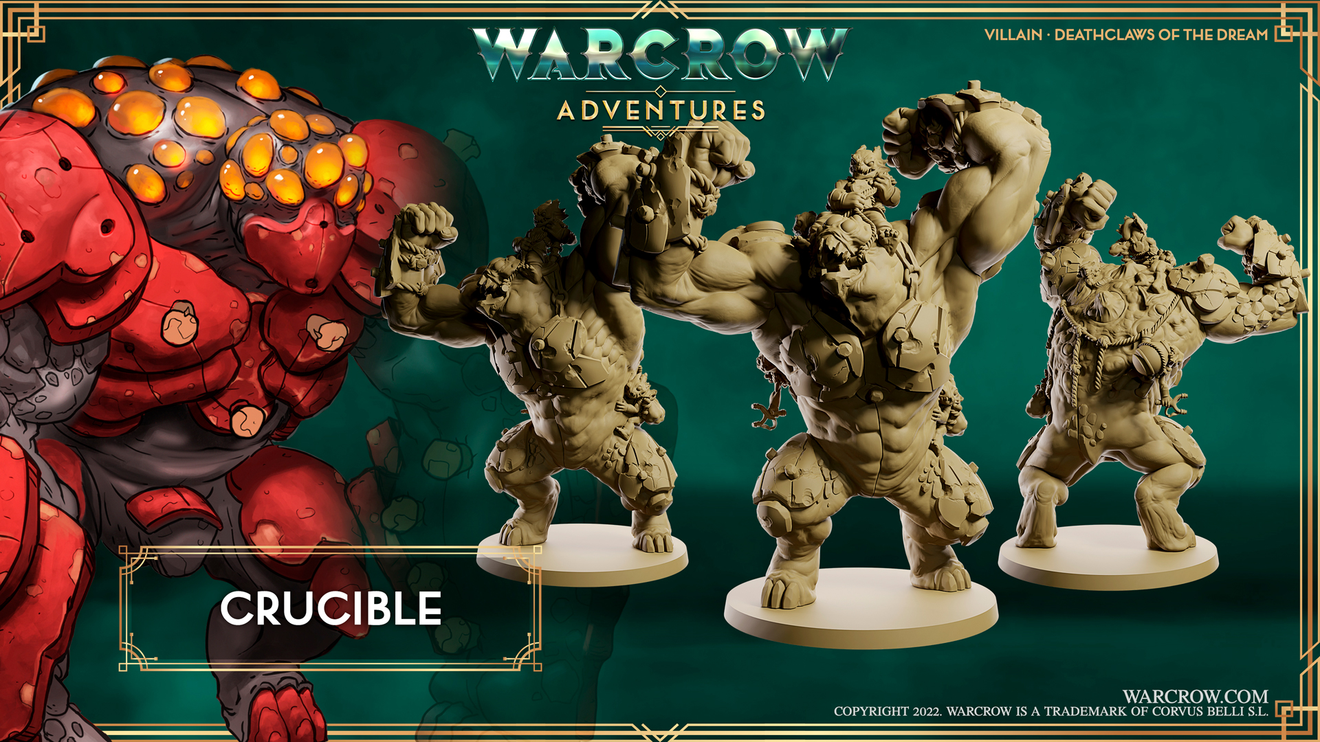 Crucible - Deathclaws of the Dream - Warcrow Adventures expansion