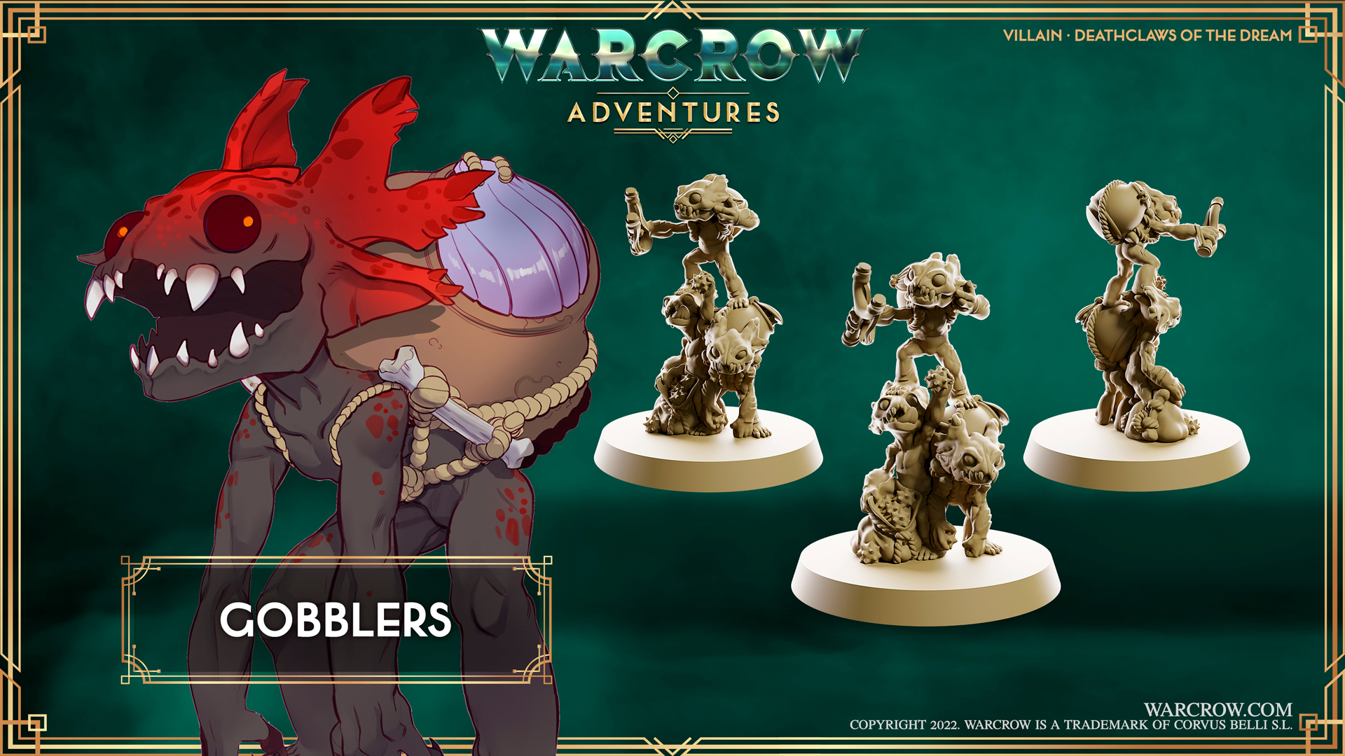 Gobblers - Deathclaws of the Dream - Warcrow Adventures expansion