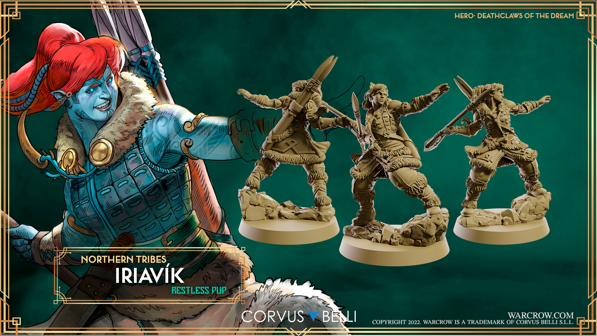 Iriavík Restless Pup - Deathclaws of the Dream - Warcrow Adventures expansion