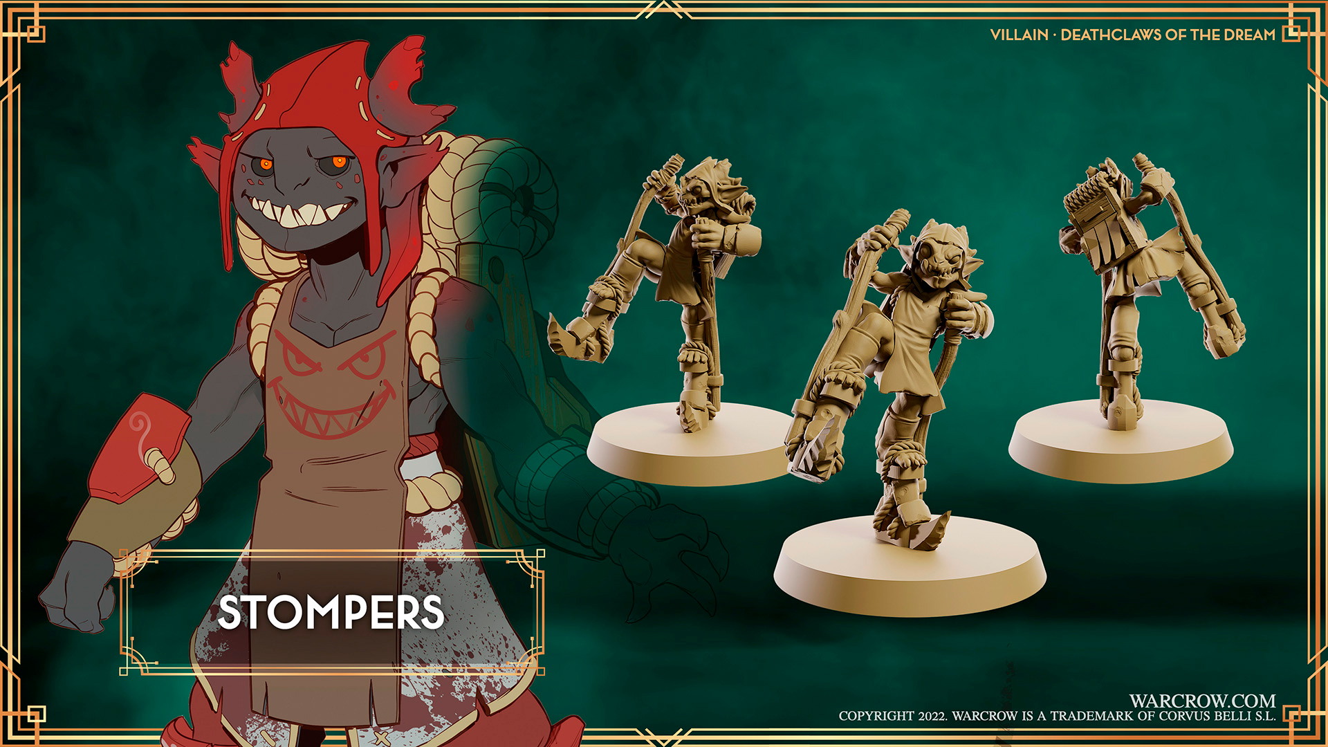 Stompers - Deathclaws of the Dream - Warcrow Adventures expansion