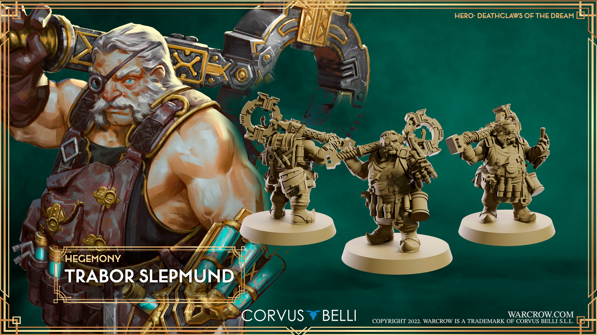 Trabor - Deathclaws of the Dream - Warcrow Adventures expansion