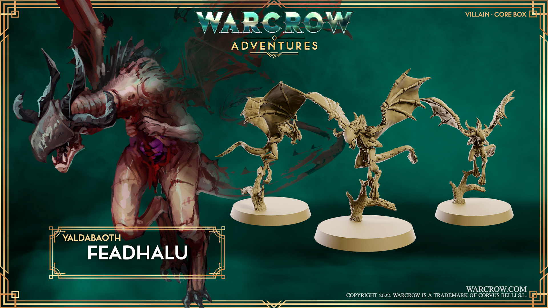 Enemies - Feadhalu - Warcrow Painted Miniatures