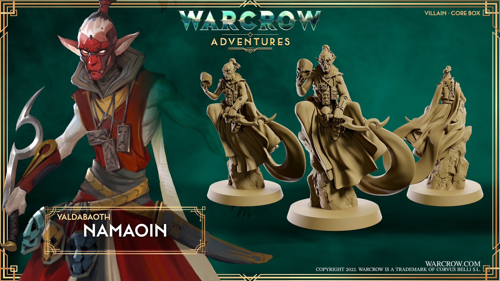 Enemies -Namaoin - Warcrow Painted Miniatures