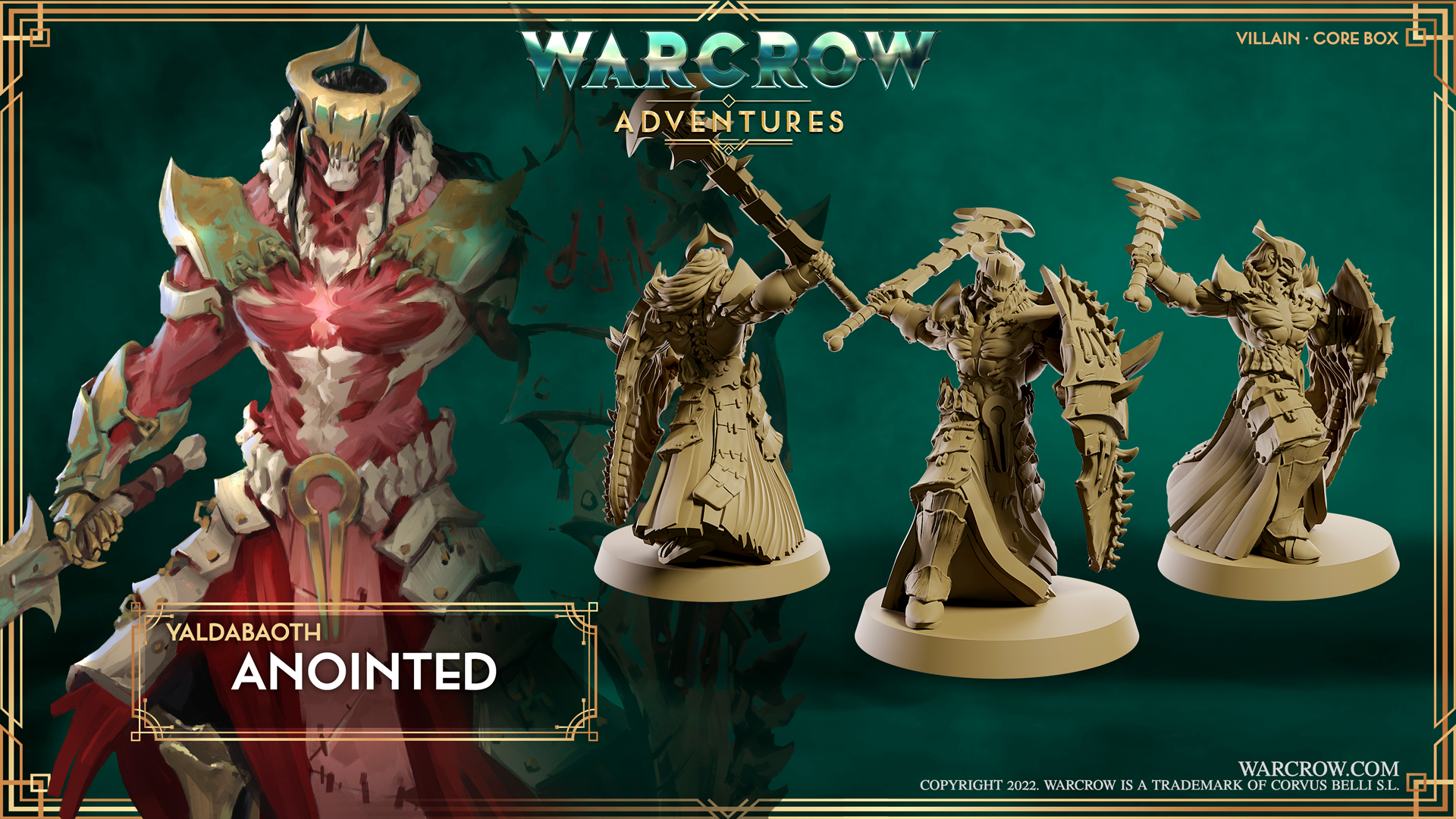Enemies - Anointed - Warcrow Painted Miniatures