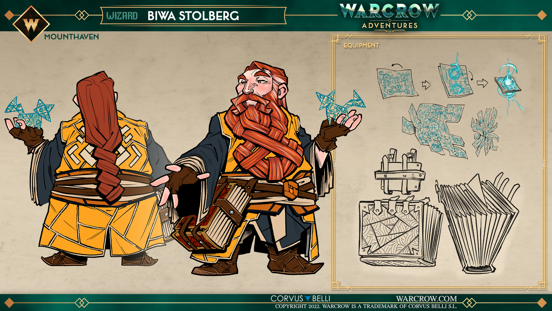 Characters Warcrow Adventures - Biwa Dossier