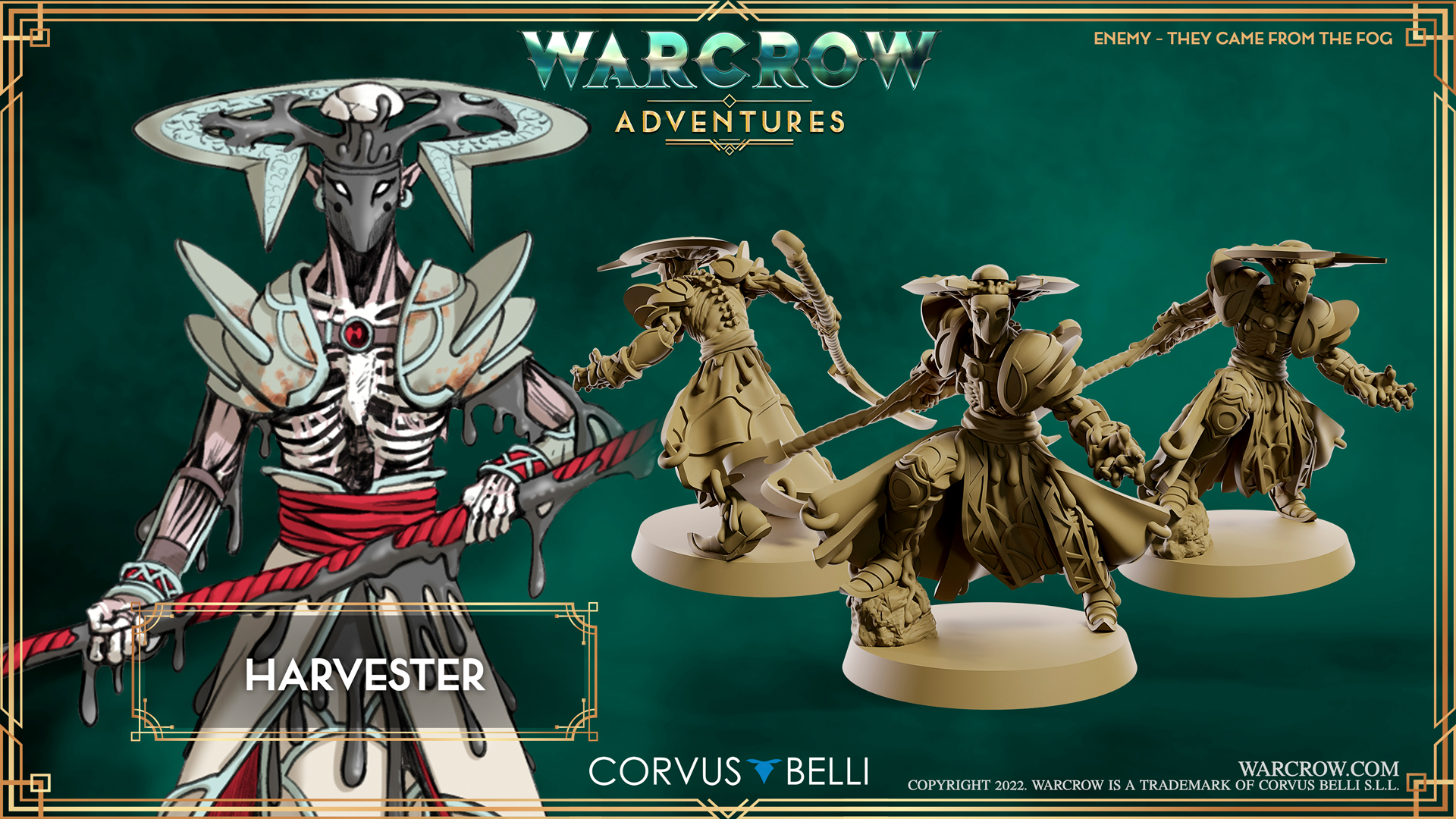 Harvester - Enemies in Warcrow Adventures