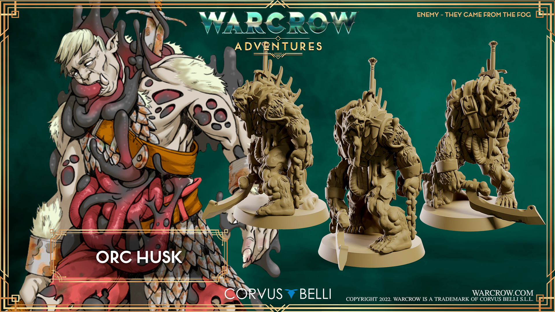 Orc Husk - Enemies in Warcrow Adventures