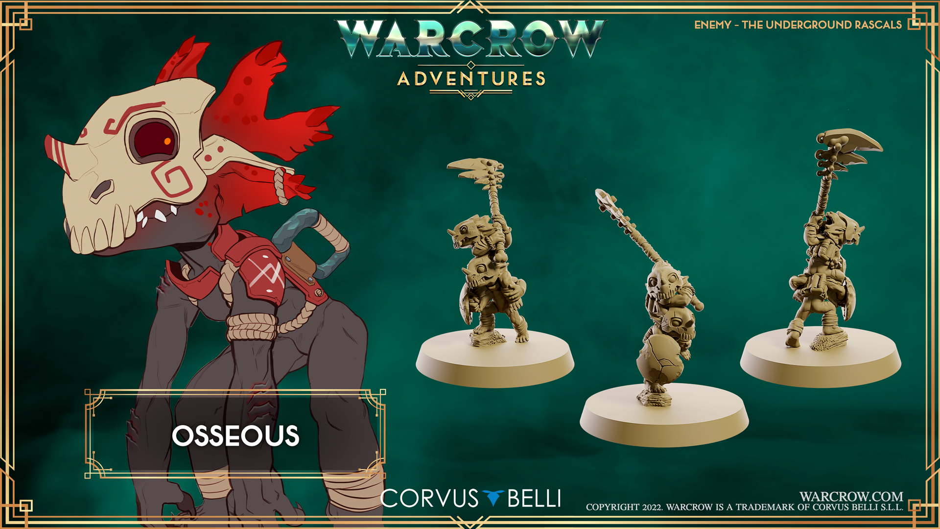 Osseous - Enemies in Warcrow Adventures