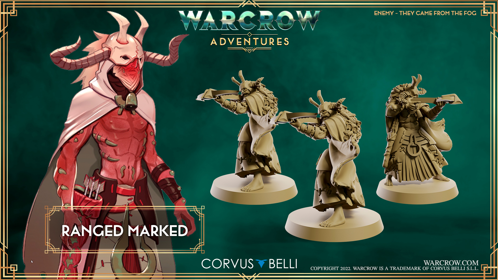 Ranged Marked.- Enemies in Warcrow Adventures