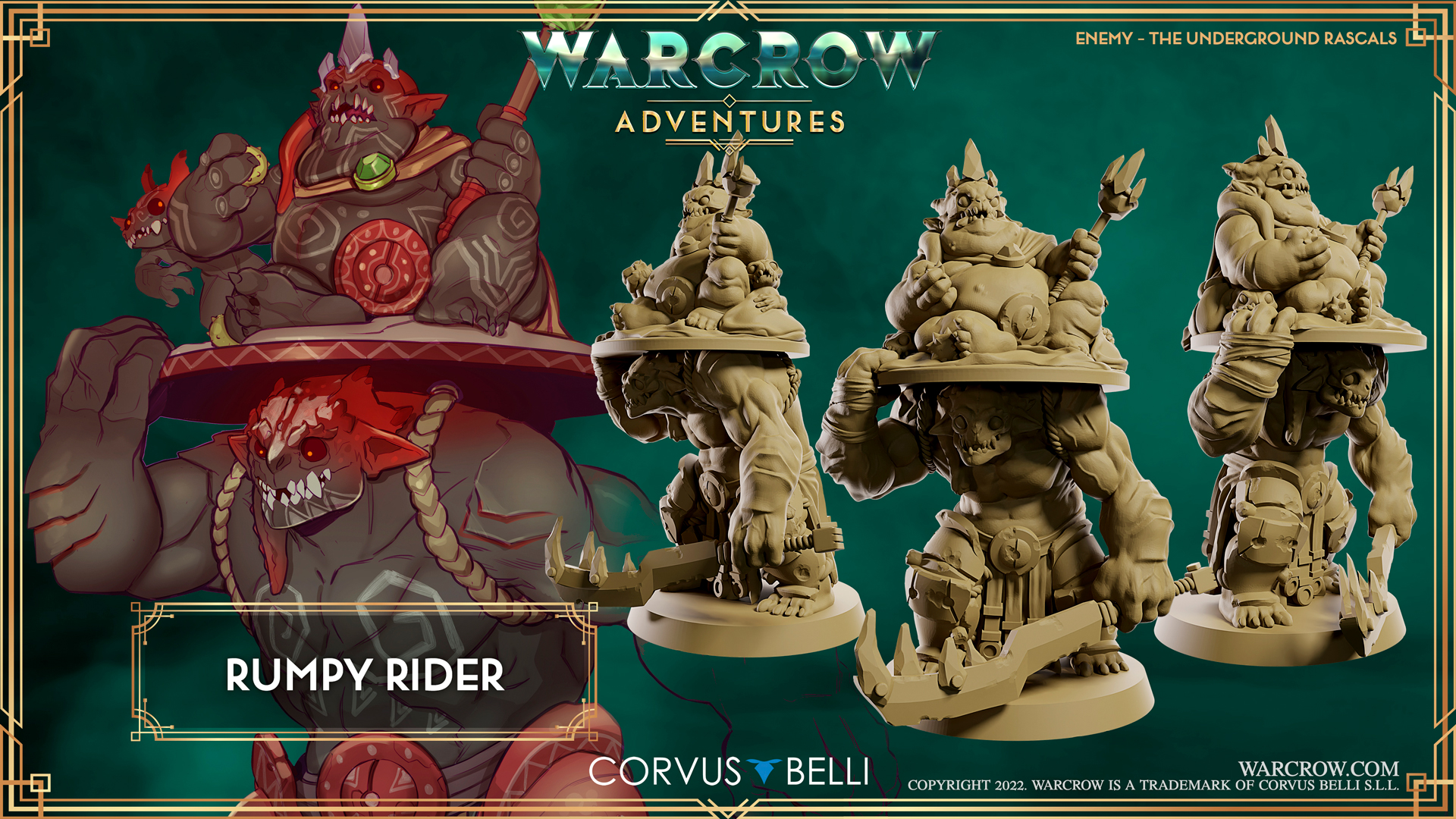 Rumpy Ride - Enemies in Warcrow Adventures
