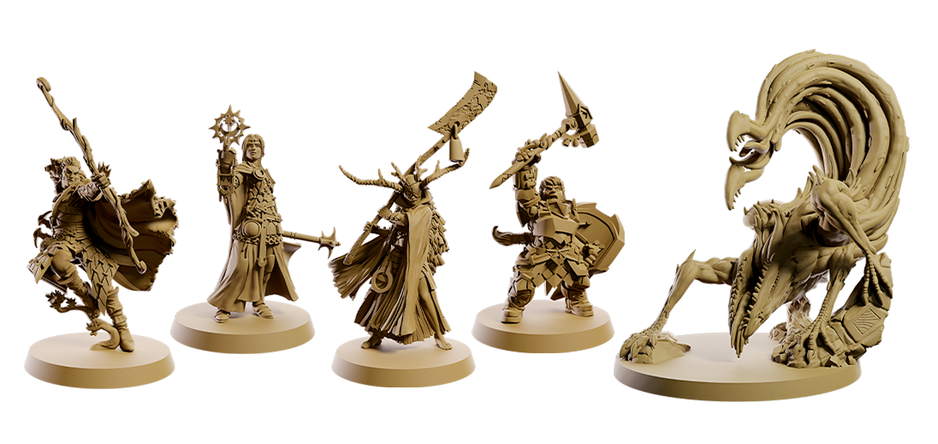 Play in Warcrow Adventures - Set of Minis