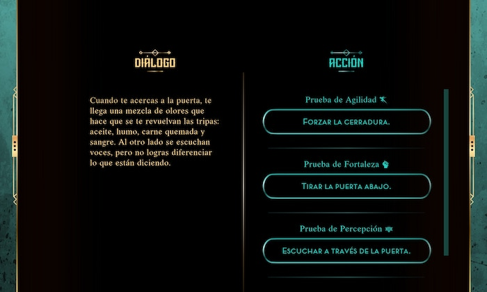 Acción - Warcrow Adventures - Control del juego