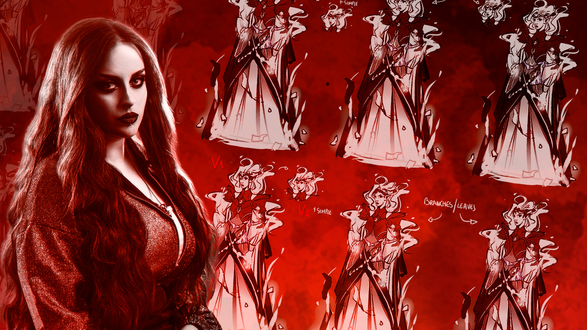 Concept art with Claudia Cuen