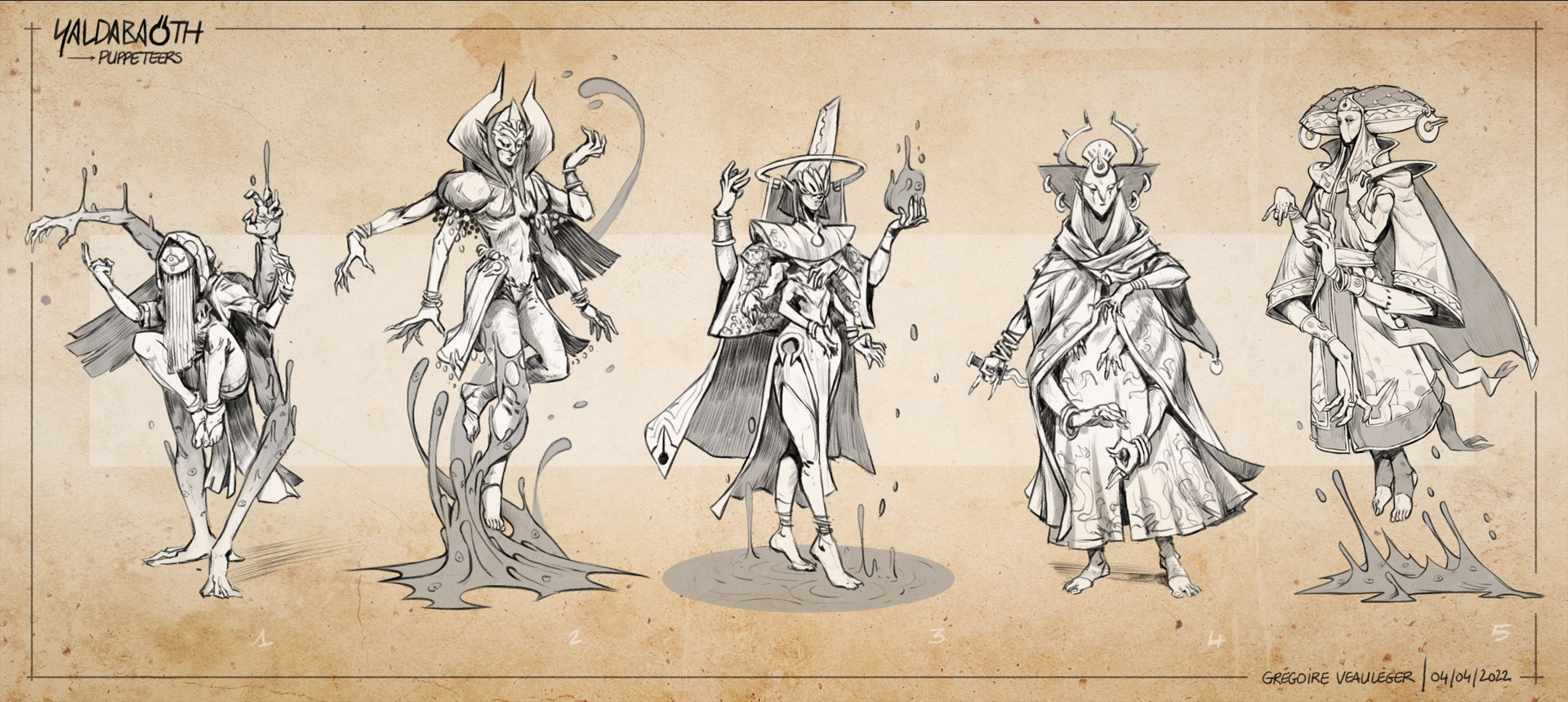 Behind the Characters Warcrow - Concepts