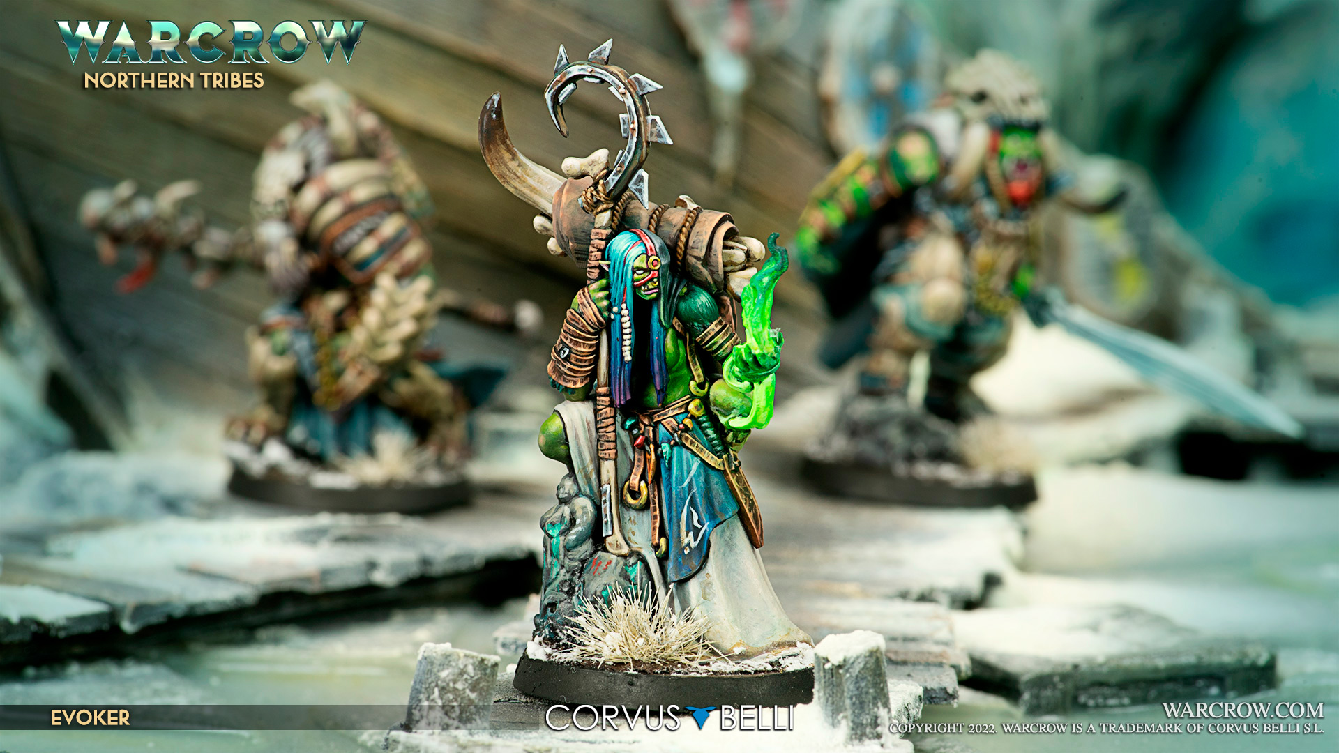 First Warcrow battle box - Evoker Scene
