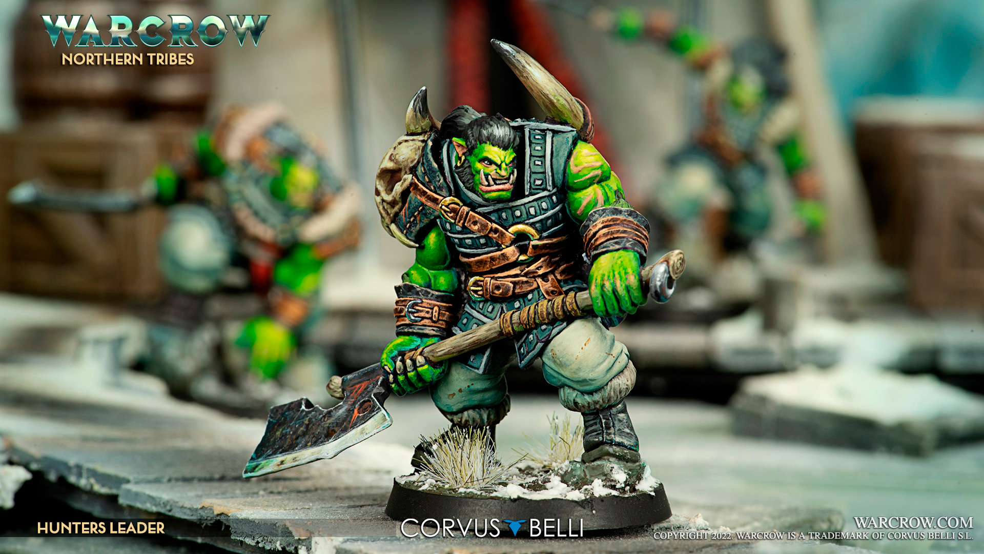 First Warcrow battle box - Hunters Scene dos