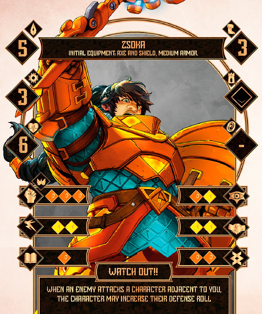 Character sheet Warcrow Adventures